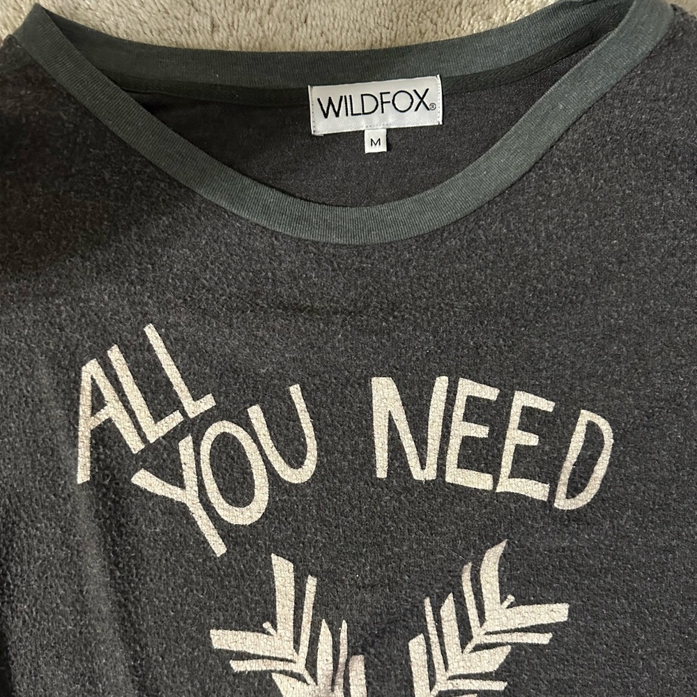 Wildfox long sleeve/sweatshirt